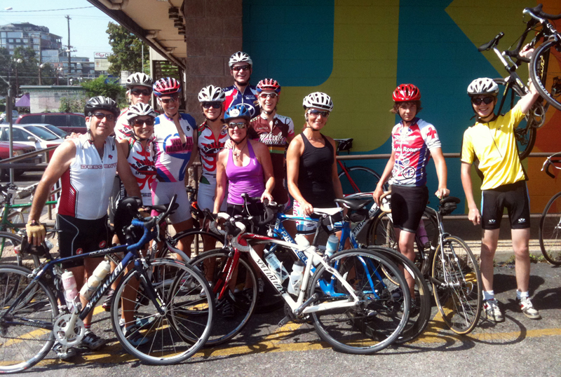 Castle Hill Group Road Riders circa July 2010