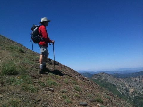 John Hays on a hike