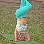 headstand outside