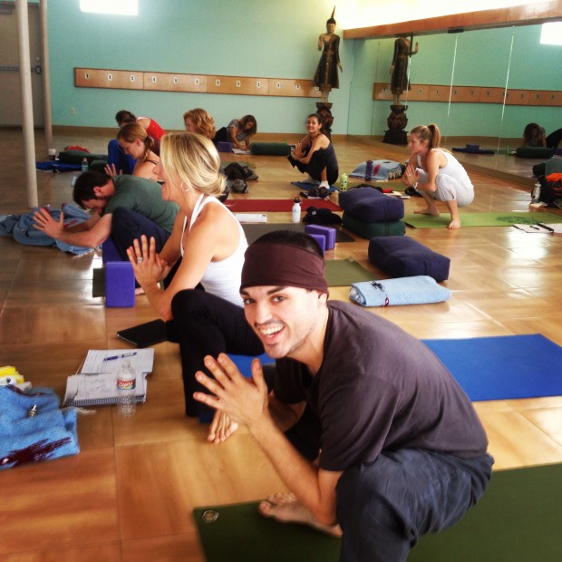 Yoga workshop hosted in the Studio