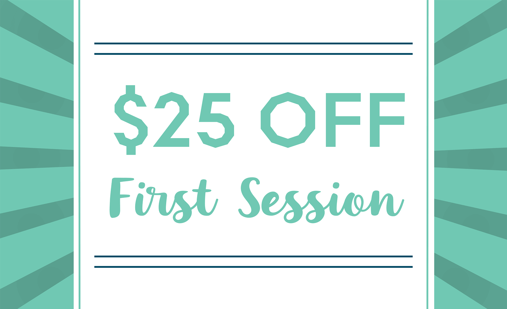 First Session Spa Discount for $25 Off