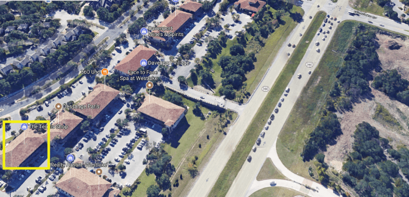 Satellite Shot of Castle Hill Fitness Davenport Location