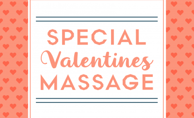 Valentine’s Massage Special