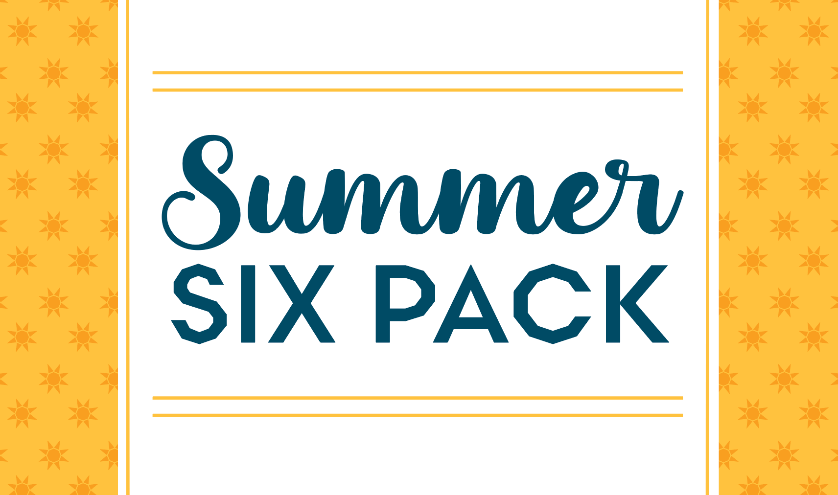 Summer Six Pack Training Sessions Promo