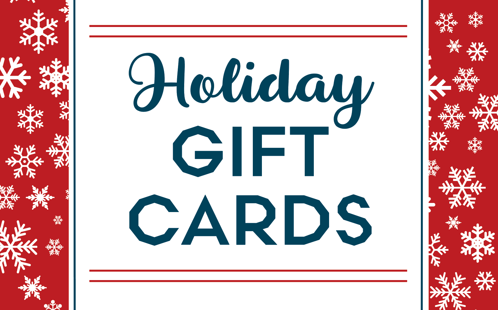 Holiday Castle Hill Fitness Gift Cards 2018
