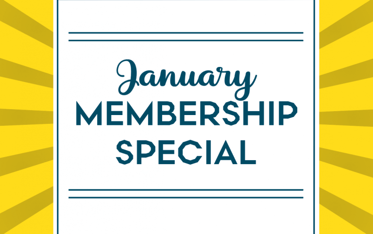 Our January Membership Deal Will Start Your Year Right