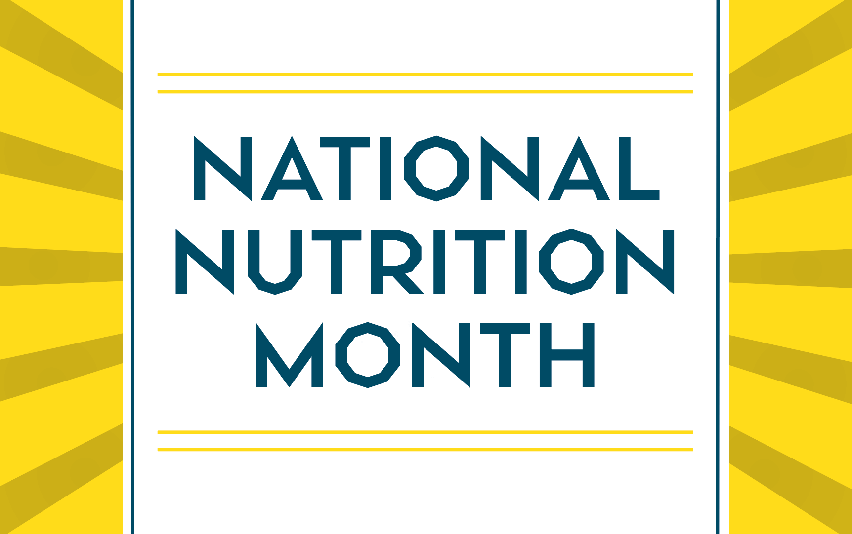 Celebrate National Nutrition Month Imperfectly National Nutrition Month March Promo