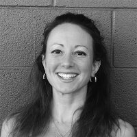 Erica Vetra Yoga Instructor Black and White Photo