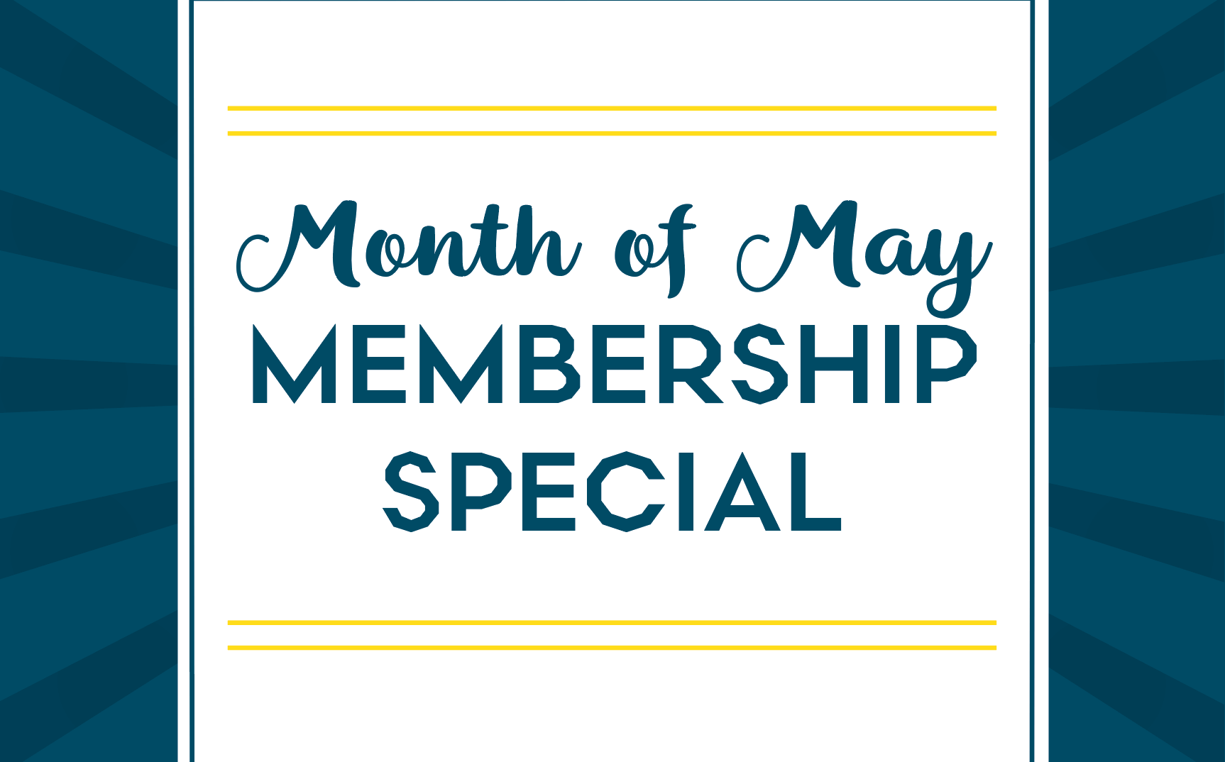 An A-MAY-Zing Membership Special