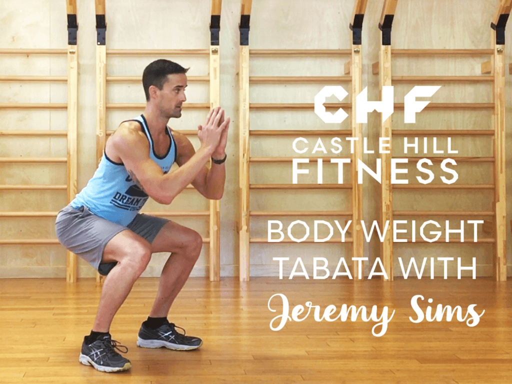 Body Weight Tabata with Jeremy Sims Jeremy Sims Online Workout Video