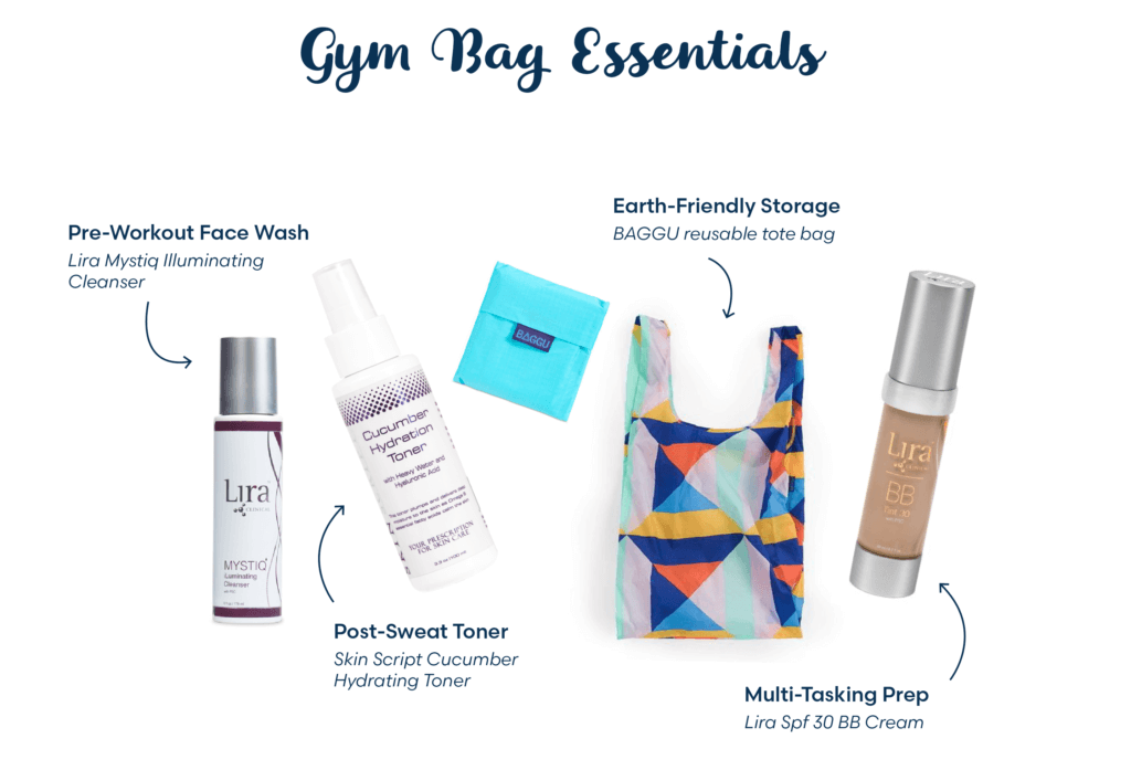 A Skin Care Expert’s Gym Bag Essentials Esthetician Ciara Conway's Gym Bag Essentials
