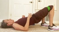 Hip Bridge with Band Joint Friendly Exercises