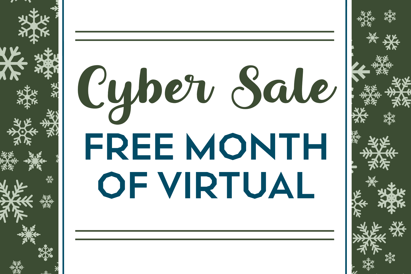 Free Month Virtual Membership Sale