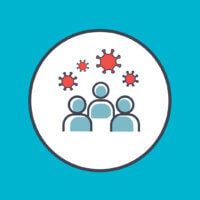 COVID-19 Contact Tracing Icon
