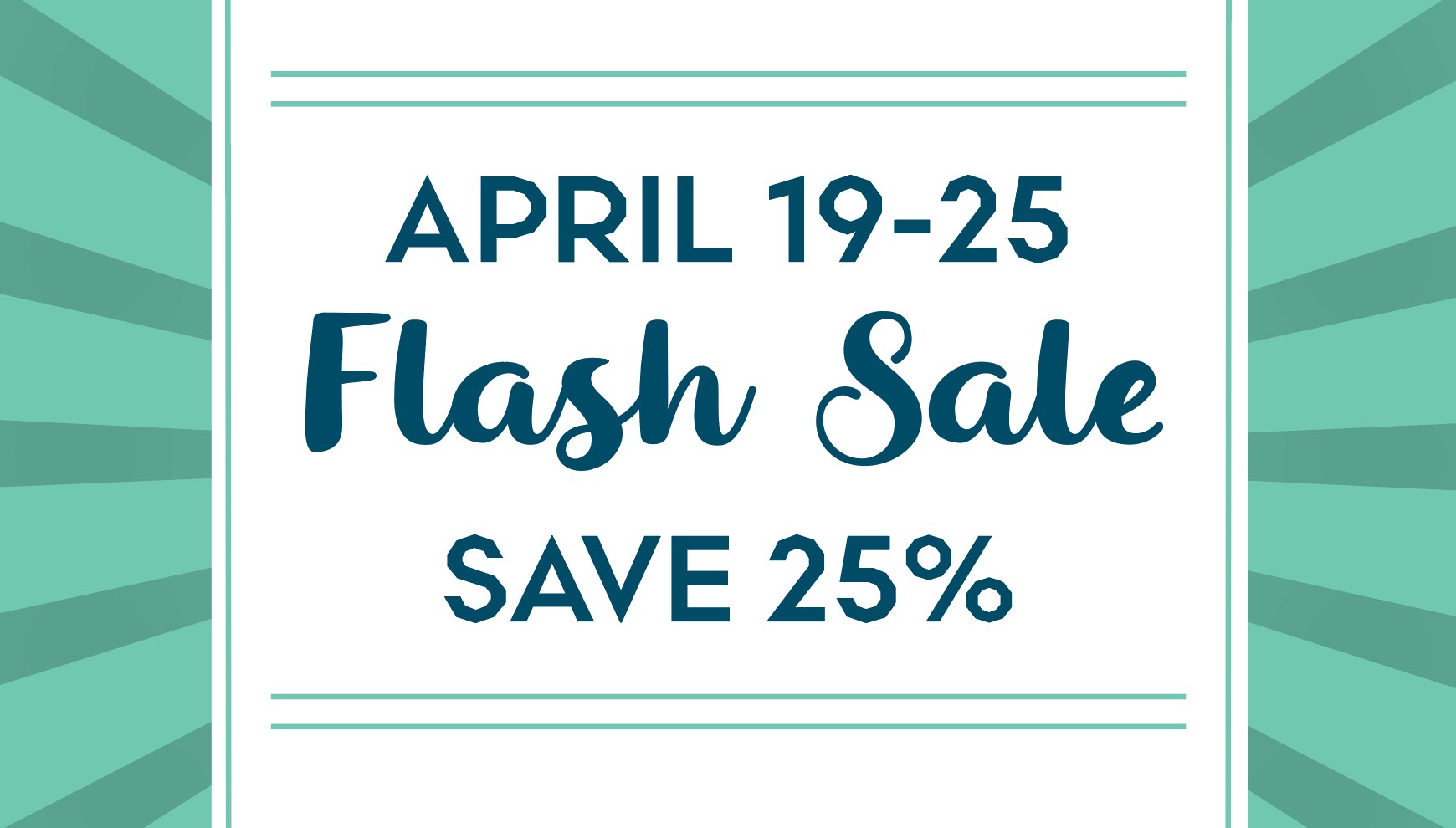 Flash Sale on Skin Care Products Skin Care Flash Sale Promo Burst