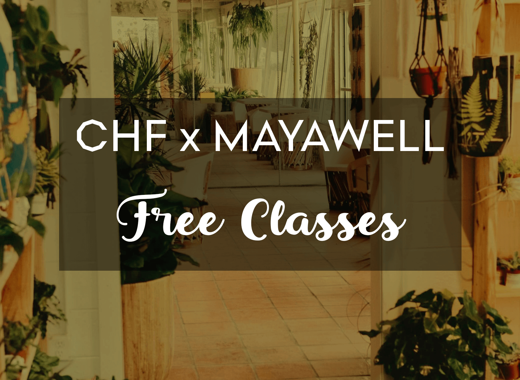 Free Classes at Moment by Mayawell
