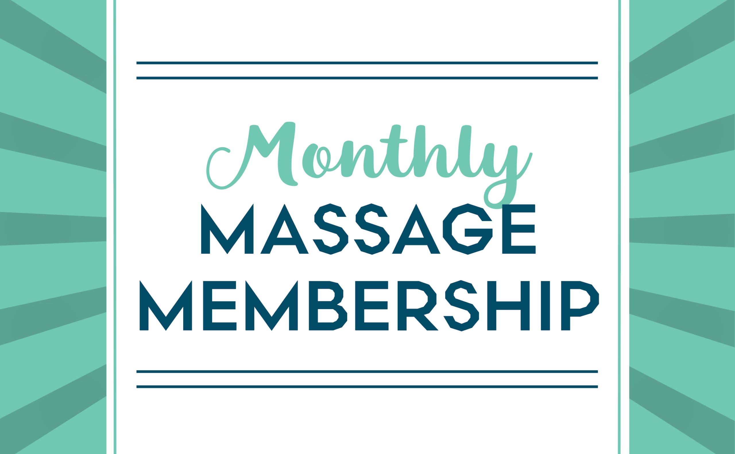 Unwind with a Monthly Massage Membership Monthly Massage with VIP Plus Membership