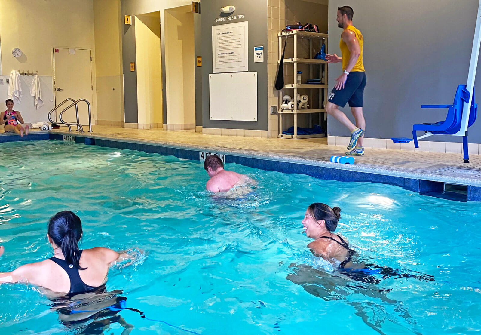 Dive into Water Fitness! Castle Hill Fitness Gym and Spa Austin, TX