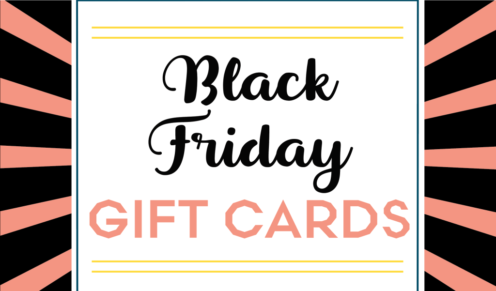 Black Friday Gift Card Sale Black Friday Gift Card Promo Burst