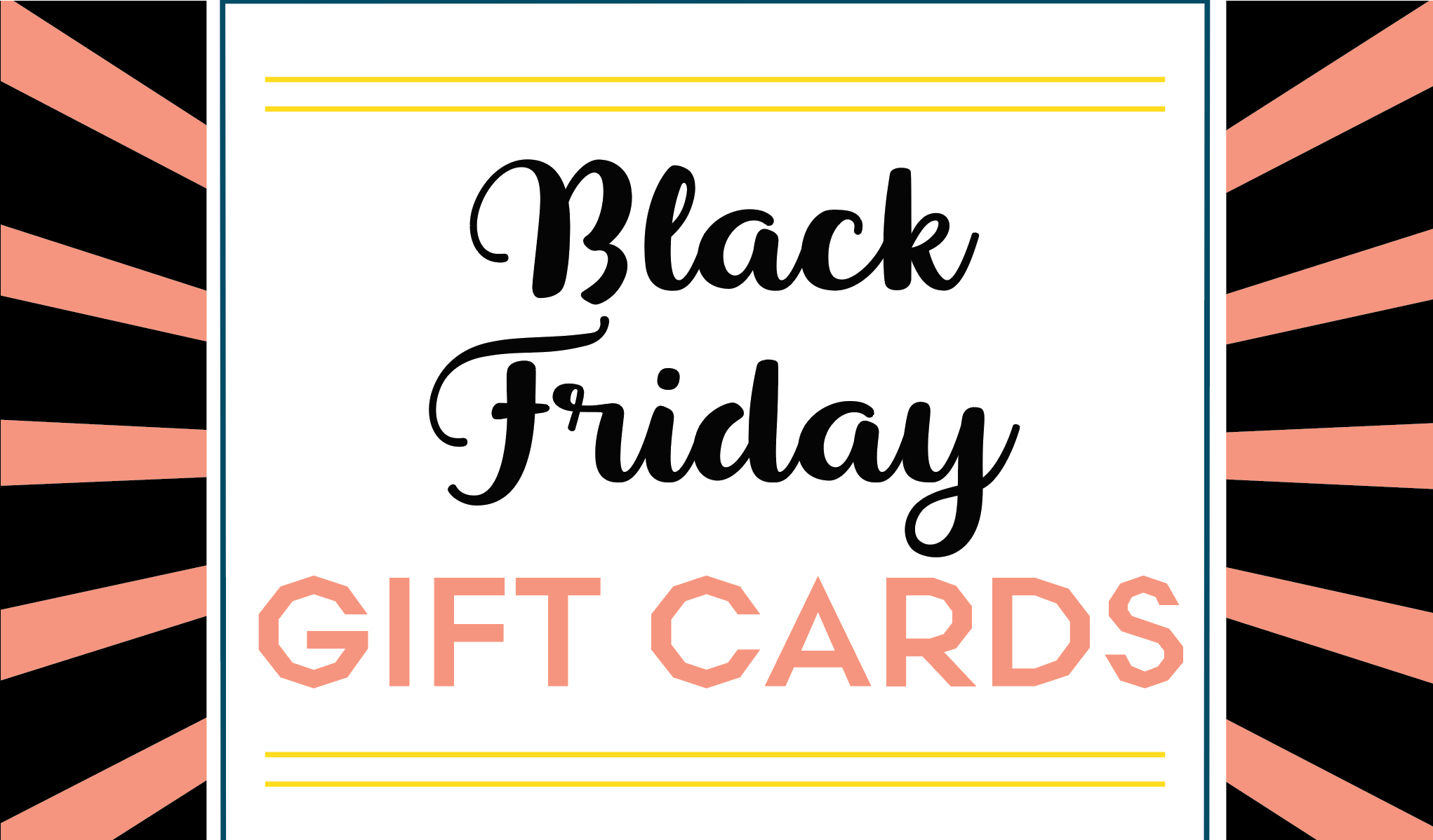 Black Friday Gift Card Sale