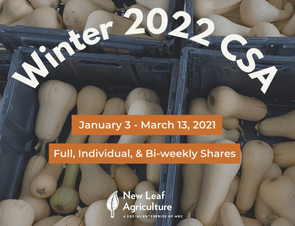 New Leaf Agriculture Winter 2022 CSA Season