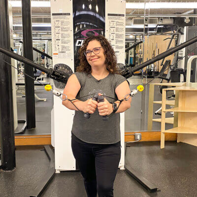 Personal Trainer Tara Penawell on the Cable Machine
