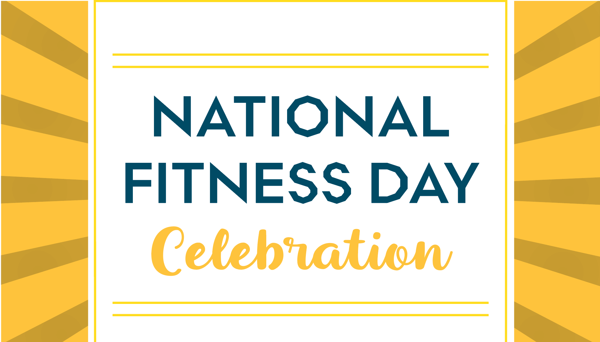 Celebrate National Fitness Day with CHF!