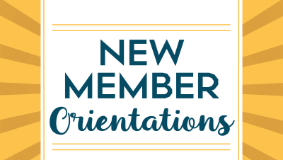 New Member Orientations Promo Burst