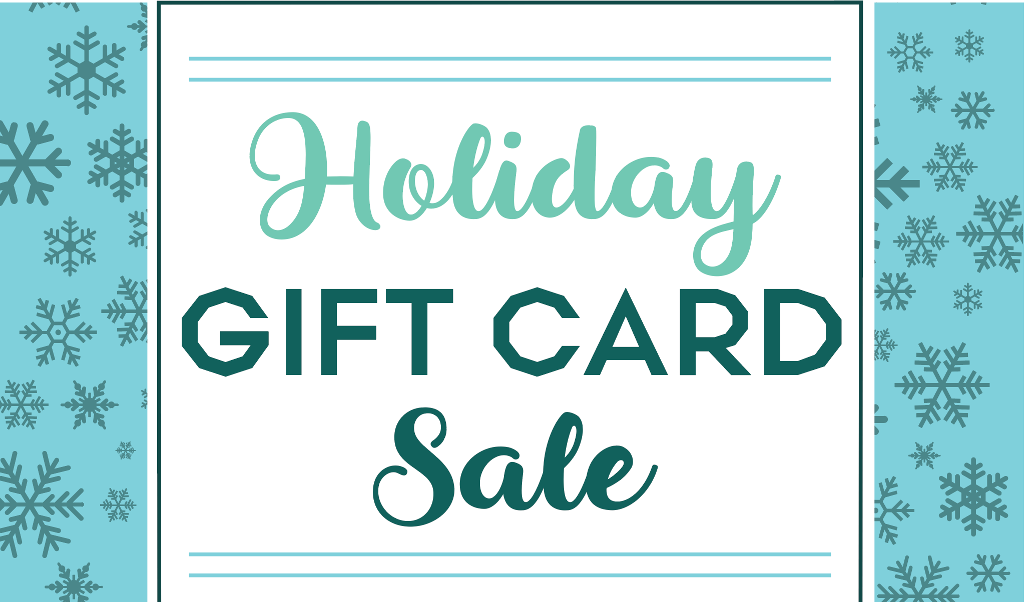 Holiday Gift Card Sale