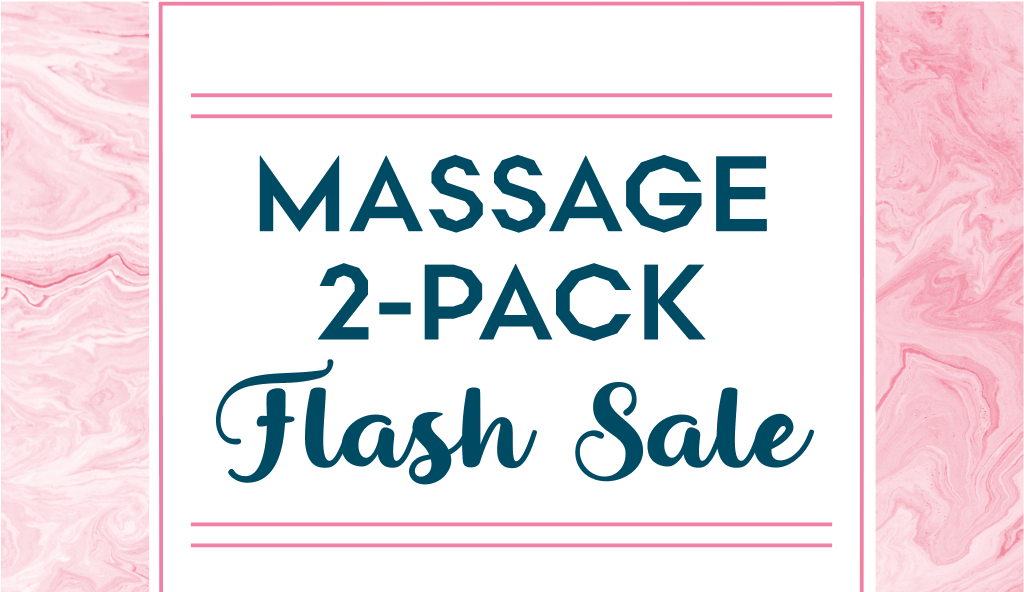 Promo Image for Massage 2-Pack Flash Sale for Valentine's Day