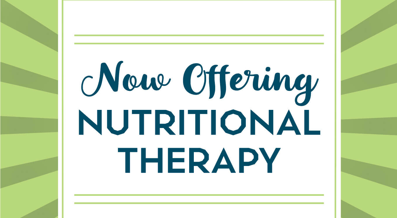 New! Nutritional Therapy Services