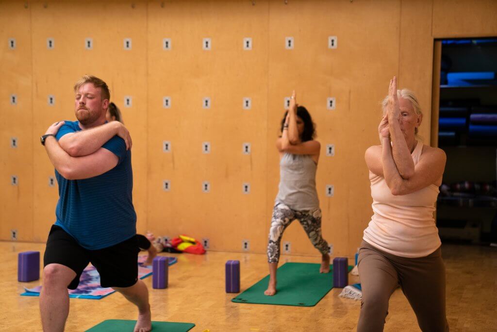 Vinyasa Yoga after a strength class