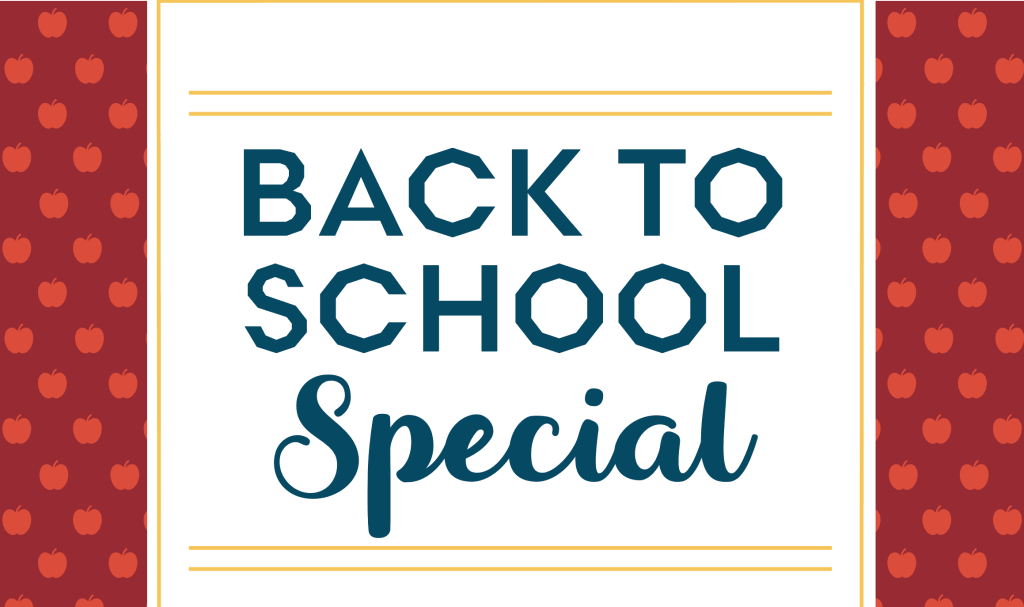 Back to School Membership Special