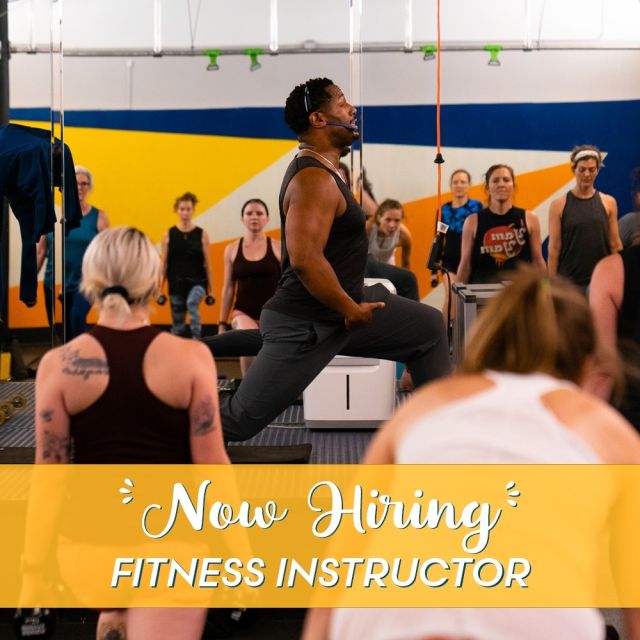 🔥 Calling all fitness aficionados! 🔥⁠
⁠
Are you an experienced and passionate fitness instructor looking to join a super fun fitness fam?! We are currently looking for those who are comfortable leading a diverse range of classes, including HIIT, boot camps, strength, cardio, barre, dance, and spin. We encourage creativity and allow for flexibility when it comes to the specific class format, so we’d want to hear about what you are passionate about and want to bring to the table! ⁠
⁠
Click the link in our bio to find out more and to submit your application! 🔗