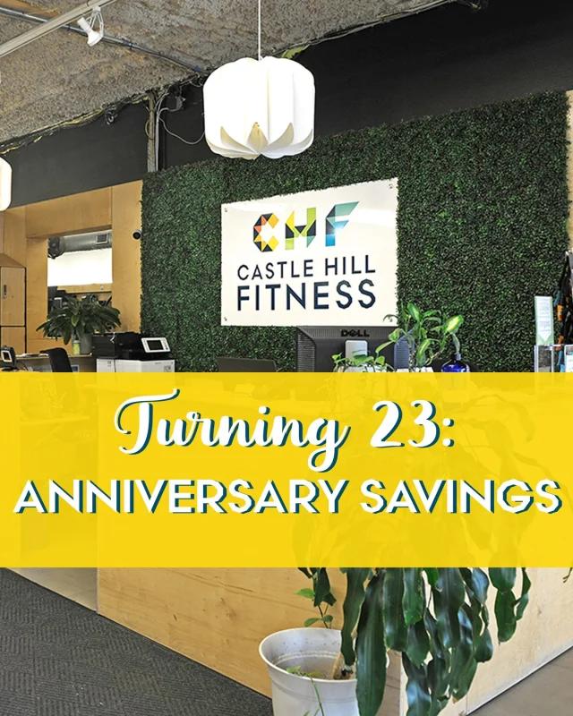 Wheeeee, we’re turning 23! 🥳 What better way to celebrate our anniversary month than by giving YOU the gift of savings?! This October, enjoy monthly discounts AND a free Welcome Package of personal services (valued up to $390) ⬇⁠
⁠
𝟲 𝗺𝗼𝗻𝘁𝗵𝘀 𝗼𝗳 𝗣𝗿𝗲𝗺𝗶𝗲𝗿 𝗼𝗿 𝗩𝗜𝗣-𝗹𝗲𝘃𝗲𝗹 𝗠𝗲𝗺𝗯𝗲𝗿𝘀𝗵𝗶𝗽: $20 off month-to-month rates + FREE Welcome Package (regularly reserved for annual memberships)⁠
⁠
OR⁠
⁠
𝟭𝟮 𝗺𝗼𝗻𝘁𝗵𝘀 𝗼𝗳 𝗣𝗿𝗲𝗺𝗶𝗲𝗿 𝗼𝗿 𝗩𝗜𝗣-𝗹𝗲𝘃𝗲𝗹 𝗠𝗲𝗺𝗯𝗲𝗿𝘀𝗵𝗶𝗽: $40 off month-to-month rates + FREE Welcome Package ⁠
⁠
Celebrate 23 wonderful years with us by signing up through the link in bio today and becoming a part of the #FitFam!