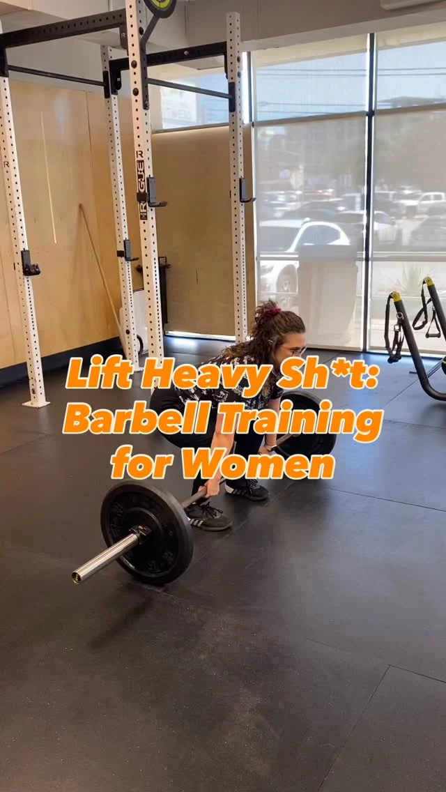 Did you know that as women age, hormones and muscle composition start to decline? To counter this, you need to focus on building strong, resilient muscles. How? By lifting heavy weights!  Tara (@taratrainsyou) has got you covered in her 4-week series 𝙇𝙞𝙛𝙩 𝙃𝙚𝙖𝙫𝙮 𝙎𝙝*𝙩: 𝘽𝙖𝙧𝙗𝙚𝙡𝙡 𝙏𝙧𝙖𝙞𝙣𝙞𝙣𝙜 𝙛𝙤𝙧 𝙒𝙤𝙢𝙚𝙣. Learn basic barbell lifts such as: barbell back squats, bent-over rows, deadlifts, landmine presses, Romanian deadlifts, and more. Lifts can be modified to meet any level.  Save your spot with our link in bio, and come lift some heavy sh*t in an empowering female environment!   💪 Saturdays 1-2:30PM, November 1-22  #chfitness #chfitfam #castlehillfitness #atx #chfitnessfam #atxgym #chfit #atxfitness #austinfitness #atxfitnesscommunity #liftheavy #barbelltraining #barbelltrainingforwomen #liftheavyshit #strengthtrainingforwomen