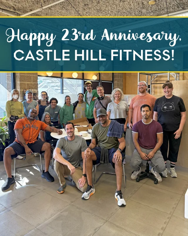 Another year with the best cast of quirky characters this lil' gym could ask for! 🥰🥳⁠
⁠
To our entire CHF Fit Fam — from our incredibly talented team mates to every wonderful client who's chosen to share their journey with us — THANK YOU for the honor of another year spent with you. ⁠
⁠
Here's to another awesome year of fitness fun!