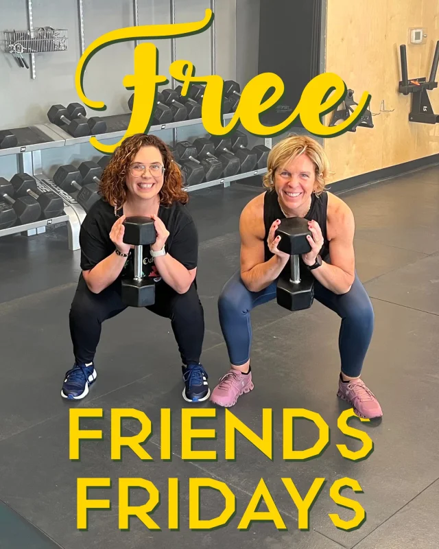 🤗 Working out is better with friends! With that in mind, we’re thrilled to launch 𝑭𝒓𝒊𝒆𝒏𝒅𝒔 𝑭𝒓𝒆𝒆 𝑭𝒓𝒊𝒅𝒂𝒚𝒔!⁠
⁠
Every Friday from 𝗡𝗼𝘃𝗲𝗺𝗯𝗲𝗿 𝟮𝟭-𝗗𝗲𝗰𝗲𝗺𝗯𝗲𝗿 𝟮𝟲, bring your bud for free entry to the gym or group fitness class! This special is open to all, whether you’re a CHF member or not (and members, you get to keep your monthly guest passes 😉 ). Just grab your pal and head to the Castle — we can’t wait to welcome them to the #FitFam!