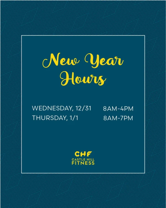 That’s a wrap on 2025! Thanks for being a part of our #FitFam this (and every!) year. 🤗⁠
⁠
We have a slightly abbreviated schedule to celebrate the New Year:⁠
⁠
𝗪𝗲𝗱𝗻𝗲𝘀𝗱𝗮𝘆 𝟭𝟮/𝟯𝟭 𝟴𝗔𝗠-𝟰𝗣𝗠 and 𝗧𝗵𝘂𝗿𝘀𝗱𝗮𝘆 𝟭/𝟭 𝟴𝗔𝗠-𝟳𝗣𝗠.