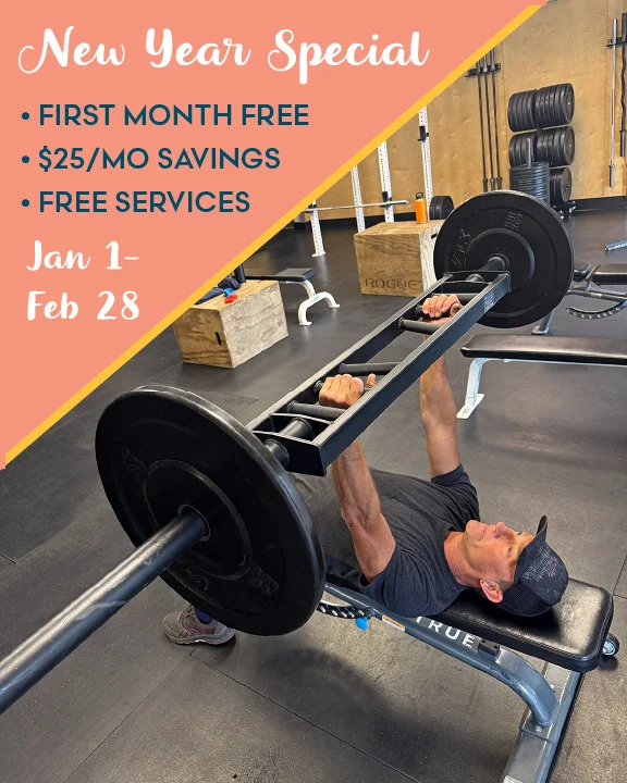 𝗚𝗘𝗧 𝗬𝗢𝗨𝗥 𝗙𝗜𝗧𝗡𝗘𝗦𝗦 𝗙𝗜𝗫 𝗜𝗡 𝟮𝟬𝟮𝟲! 👊⁠
⁠
Set yourself up for a year of healthy habits – and savings! With our New Year Membership Special, enjoy 𝐨𝐧𝐞 𝐟𝐫𝐞𝐞 𝐦𝐨𝐧𝐭𝐡 𝐚𝐧𝐝 $𝟐𝟓 𝐨𝐟𝐟 𝐲𝐨𝐮𝐫 𝐦𝐨𝐧𝐭𝐡𝐥𝐲 𝐫𝐚𝐭𝐞𝐬 when you commit to 12 months.⁠
⁠
Your 12-month commitment already grants you discounted monthly rates AND a free Welcome Package (up to $390 value!) - but we’ll also throw in your first month FREE if you sign up by 𝗙𝗲𝗯𝗿𝘂𝗮𝗿𝘆 𝟮𝟴, 𝟮𝟬𝟮𝟲. Hit that link in bio, and make 2026 a year filled with health and wellness!