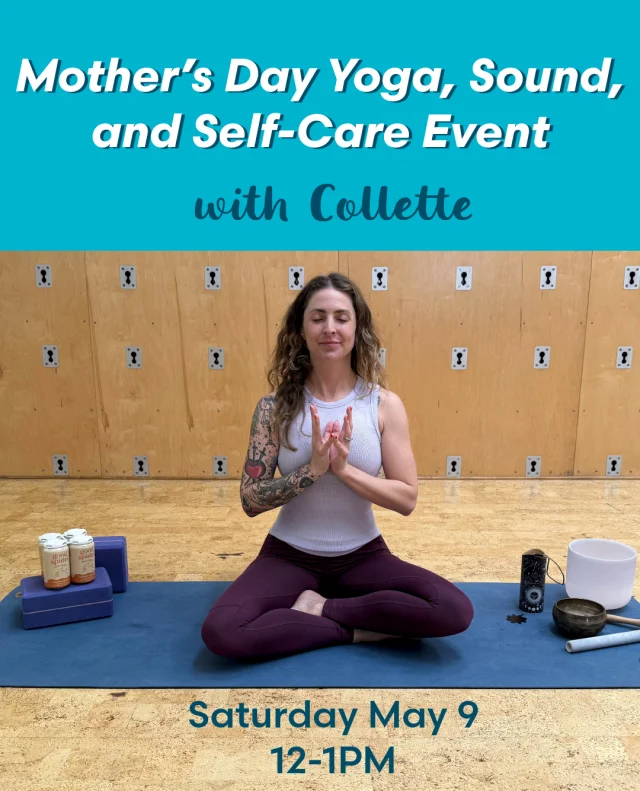 This Mother’s Day, we present the gift of relaxation and rest 💐⁠
⁠
All are invited to join Collette (@collette_om) for a nourishing 60-minute 𝓨𝓸𝓰𝓪 & 𝓢𝓸𝓾𝓷𝓭 experience that will include mindful breathing, yin yoga, and a soothing sound bath that will calm the nervous system.⁠
⁠
As part of this special Mother's Day event, you'll also receive a CHF Spa swag bag featuring self-care favorites, so you can continue the experience of relaxation and renewal at home. Stay after class for complimentary refreshments provided by Good Spirits (@goodspiritsbevs).⁠
⁠
📆 𝟭𝟮-𝟭𝗣𝗠 𝗦𝗮𝘁𝘂𝗿𝗱𝗮𝘆, 𝗠𝗮𝘆 𝟵⁠
⁠
Sign up through the link in bio!